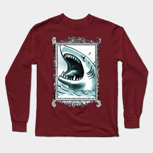 Portrait of a Shark Long Sleeve T-Shirt